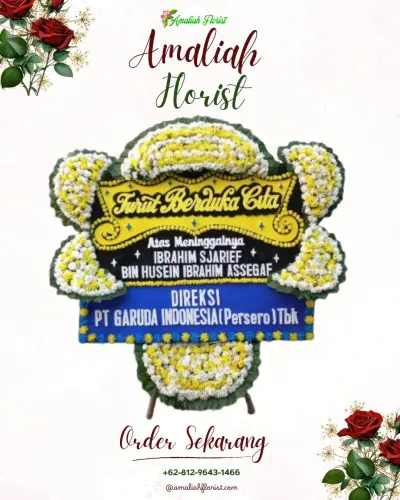 Papan Bunga Duka di Tamanayu